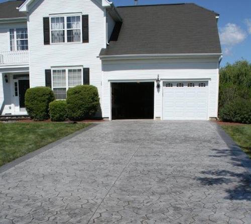 stamped concrete project in Allentown, NJ