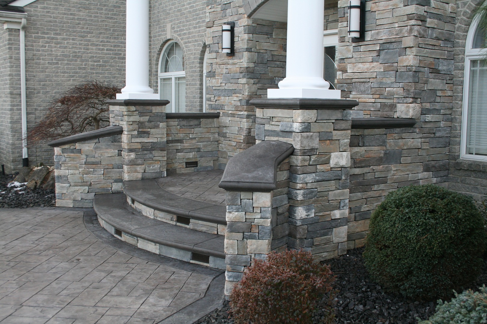 Stone Front Entrance