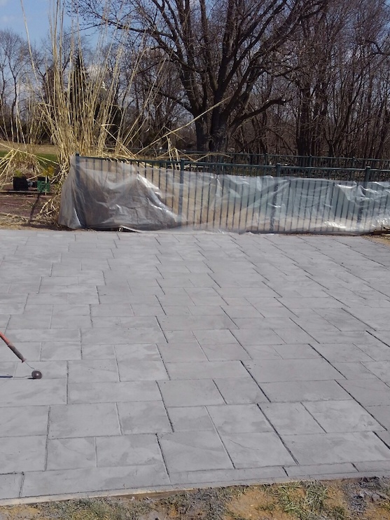 stamped concrete driveway Cream Ridge NJ