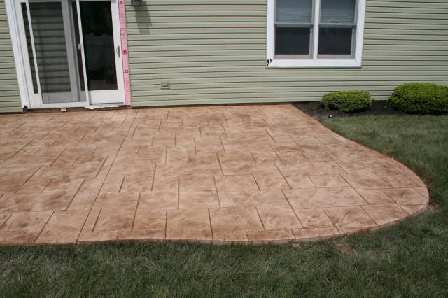 Tinton Falls Backyard Random Slate Patio