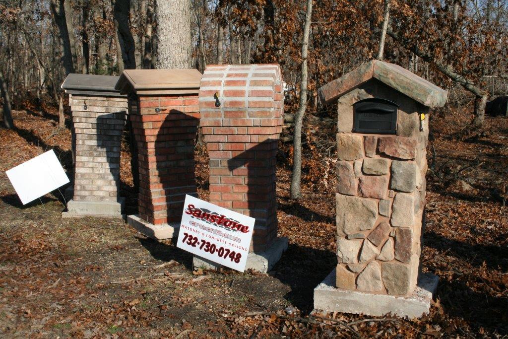 Brick and Stone Mailboxes