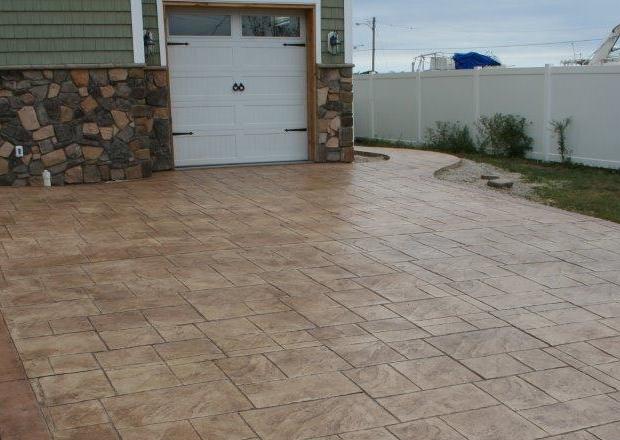 stamped concrete driveway services in NJ