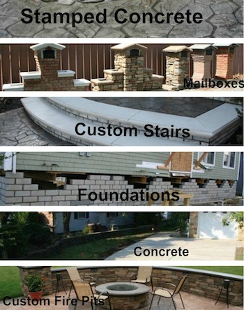 stamped concrete and masonry services in Avon by the Sea NJ