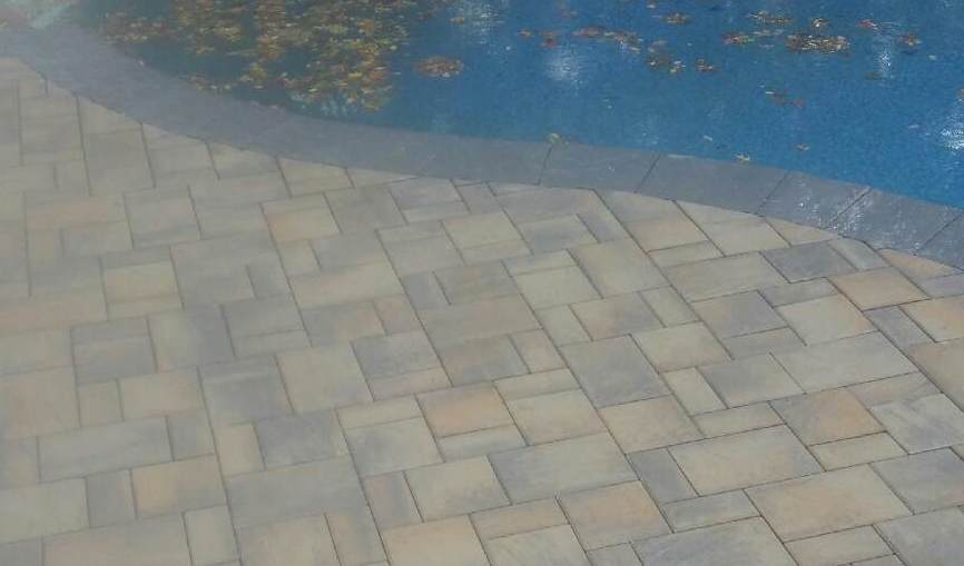 Fall Installation of a Paver Pool Patio