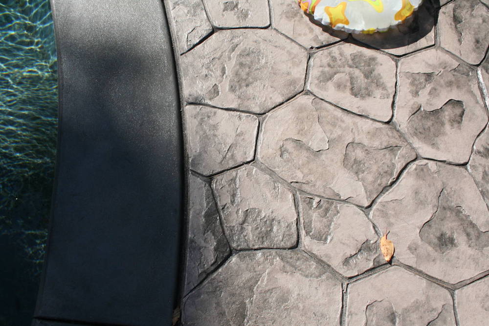 Stamped Concrete Random Stone Pattern Brielle NJ