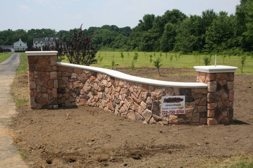 Stone Entrance Wall 1 of 4