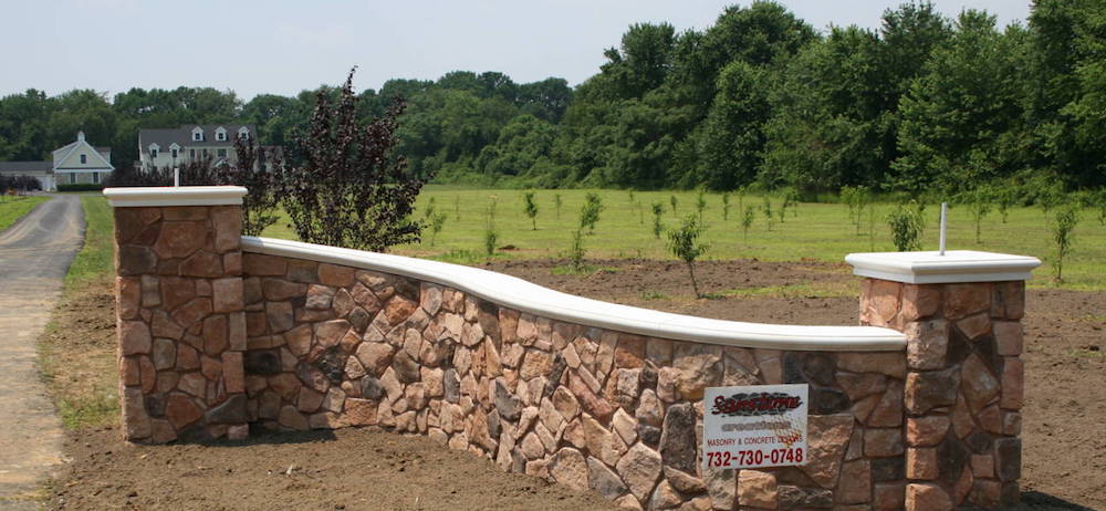 Stone Entry Wall New Jersey