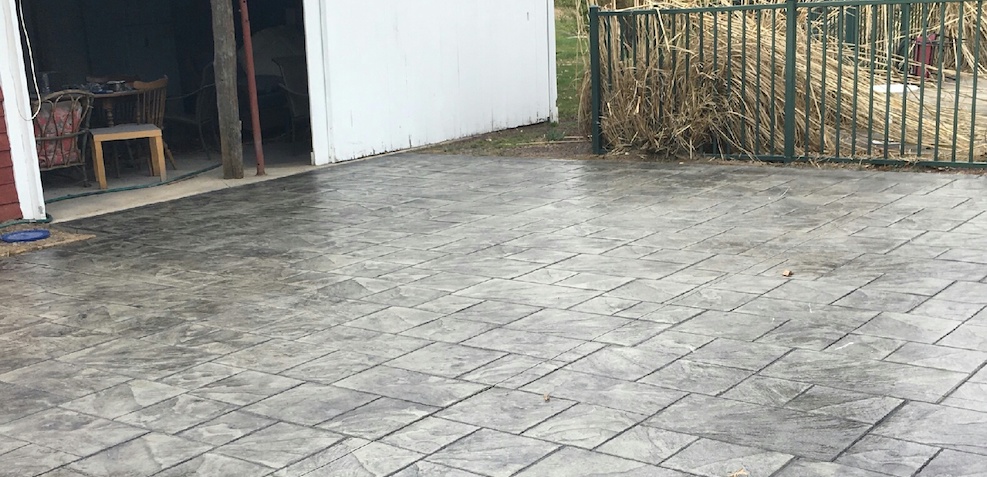 Stamped Concrete Driveway