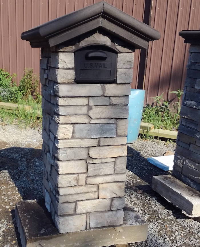 Grey Stone Mailbox near me