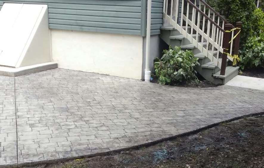 Stamped Concrete Completed Project After Photo Asbury Park