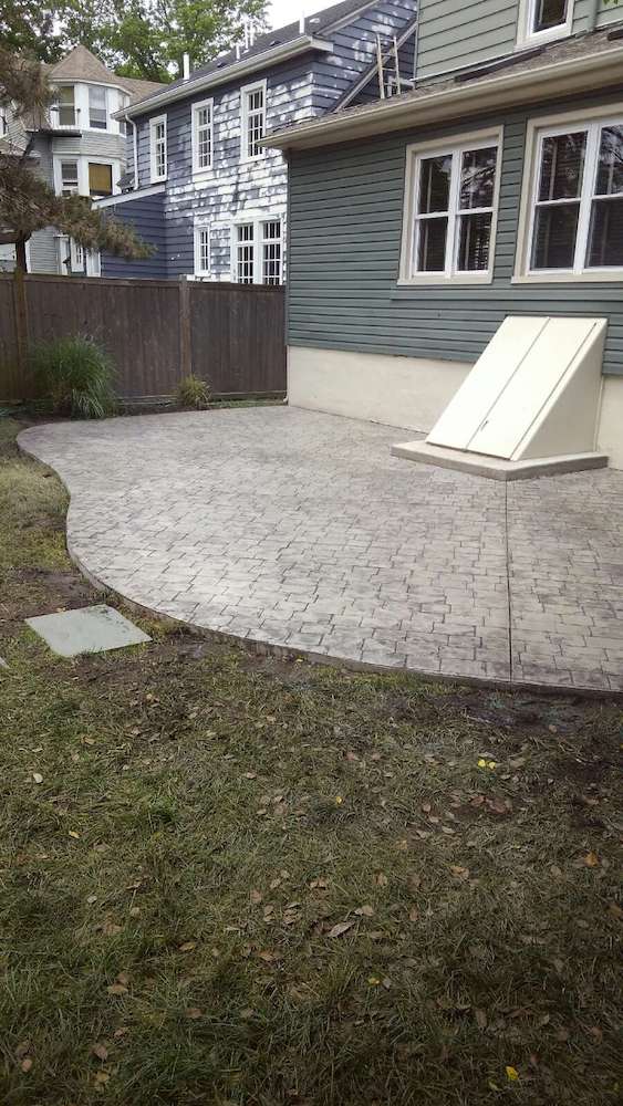 Stamped Concrete Patio Sandstone Creations Asbury Park