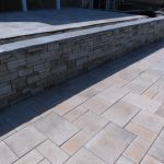 Stone Paver Retaining Wall