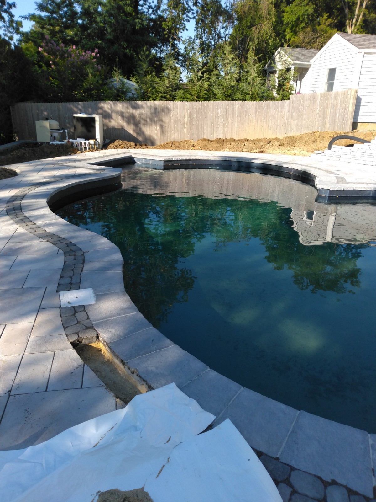 Stone Pool Paver Patio