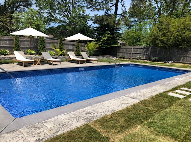 stamped concrete patio