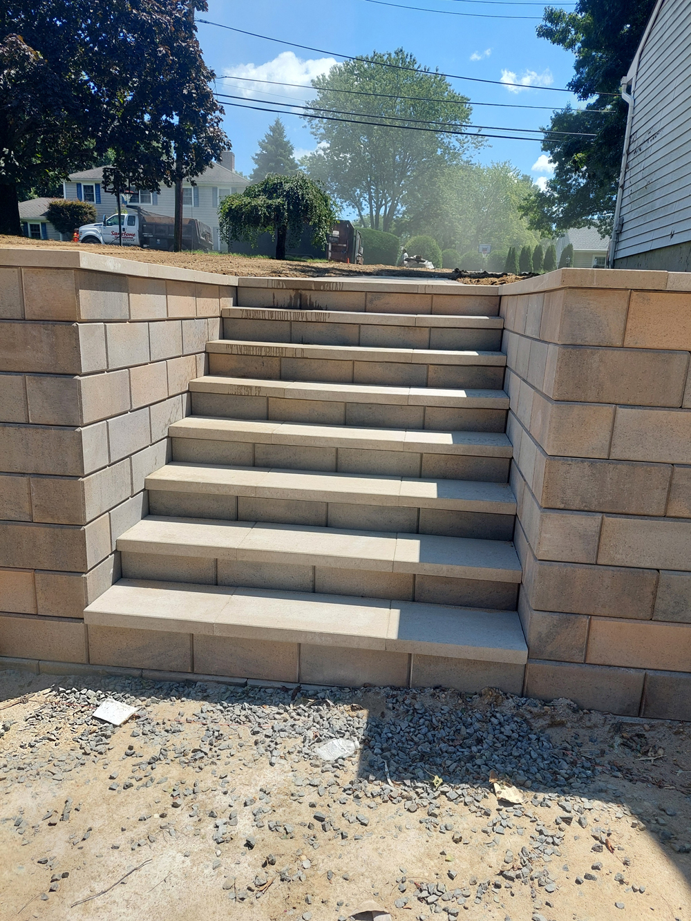 Hardscape pool steps brielle nj